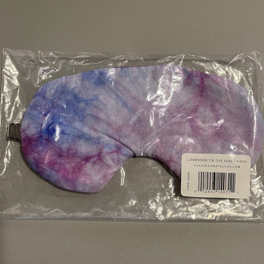 Lavender Tie Dye sleep mask NWT